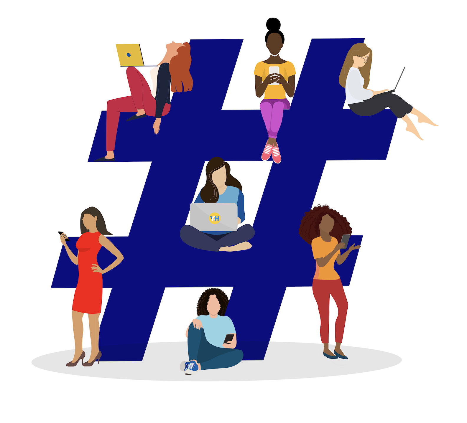 Hashtag Ladies of Yellow House Creative